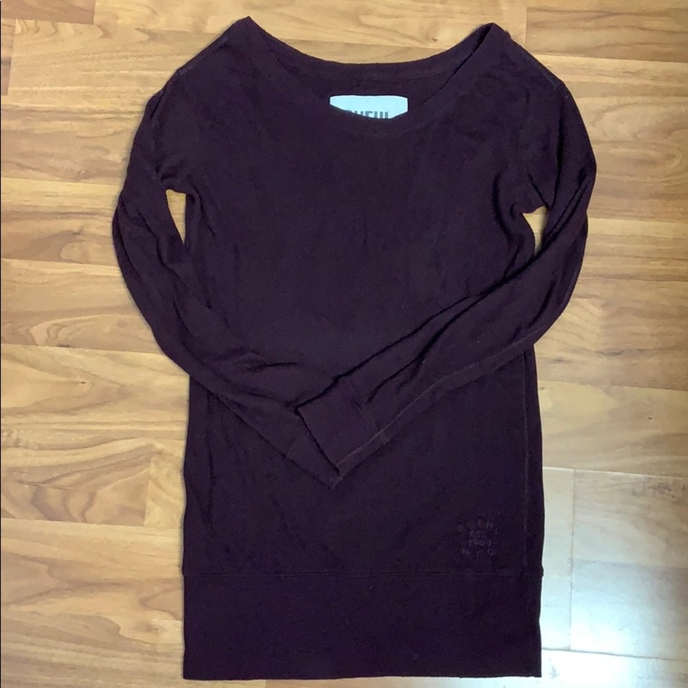 Ruehl No. 925 Burgundy Tunic